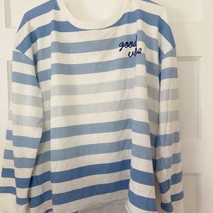 Long sleeve good vibes tee